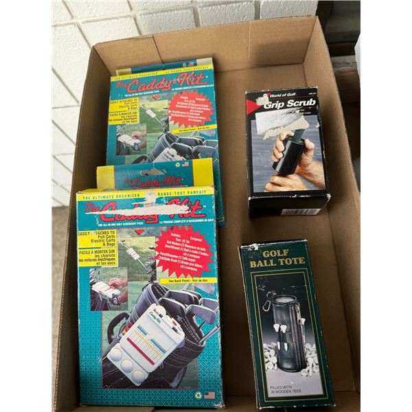 Caddy kits and other golf items
