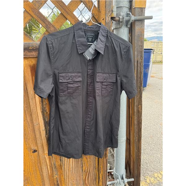 NWT guess small button up short sleve shirt
