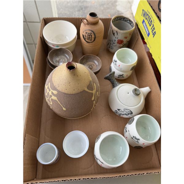 Japanese sake and other sets