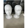 Styrofoam mannequin heads