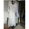 Wedding dress size large and veil