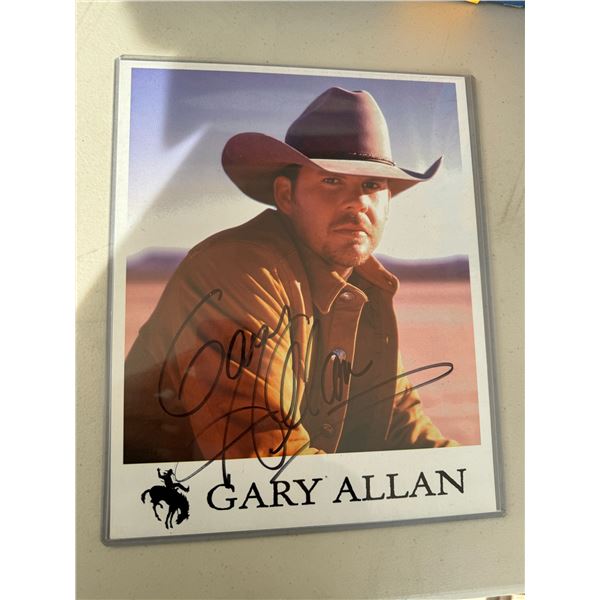 Gary Allen signed picture