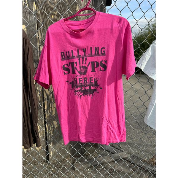 Stop bullying shirt size large