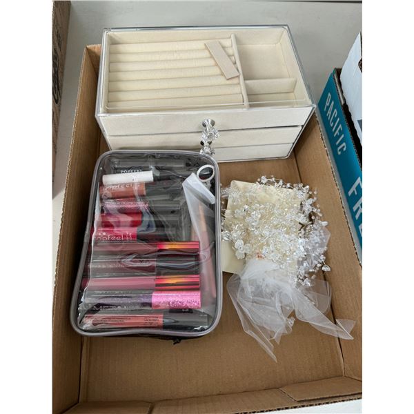Jewelry box and lip color