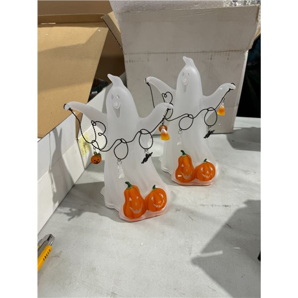 Two ghost decor, battery operated