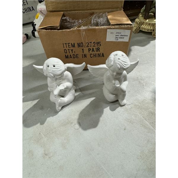 Salt and pepper shakers angels
