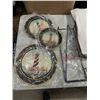 Image 1 : three lighthouse plates with stand