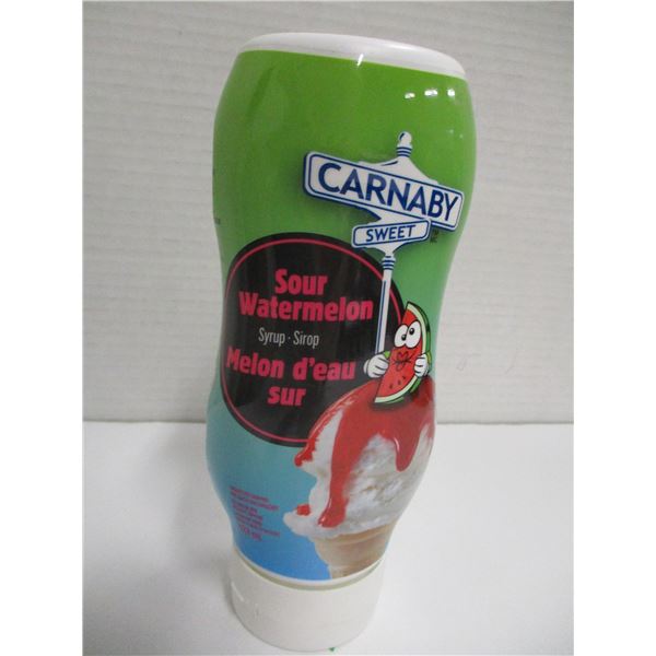 SHELF PULLS (AS IS):  SOUR WATERMELON SYRUP (425 ML) - BOTTLE