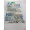 Image 2 : 3 - CANADA $5 BANK NOTES