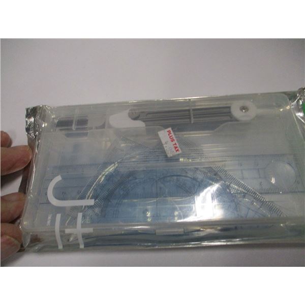 STORE CLOSE-OUT (AS IS):  7 PIECE MATH INSTRUMENT SET