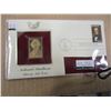 Image 1 : LITERARY ART SERIES 22 KARAT GOLD SHIELD STAMP