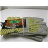 Image 1 : STORE CLOSE-OUT (AS IS):  2 PAIR LEATHER GLOVES (SIZE MEDIUM)
