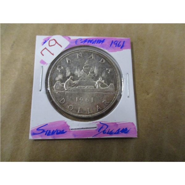 1961 CANADA SILVER DOLLAR