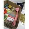 Image 4 : ESTATE:  CHRISTMAS LIGHT BULBS, TAPE DISPENSER, ETC