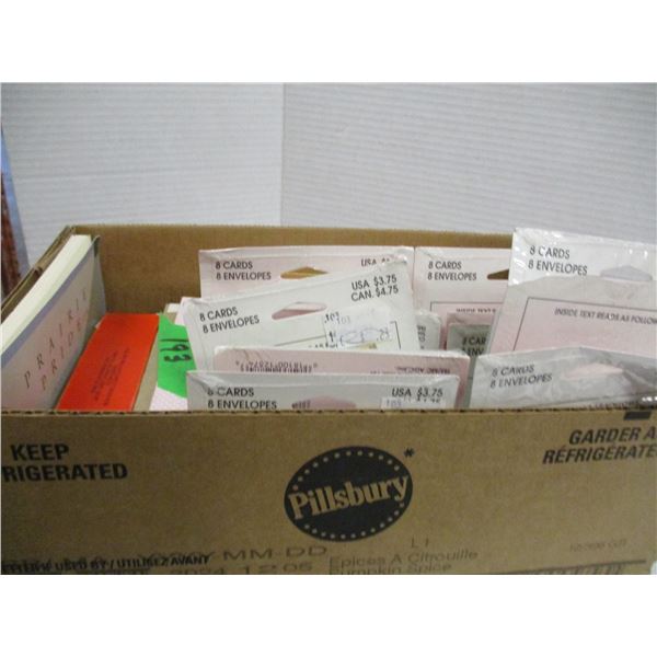 ESTATE:  BOX C/W CHRISTMAS CARDS