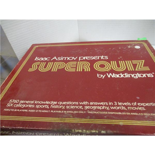 ESTATE:  BOX C/W GAMES