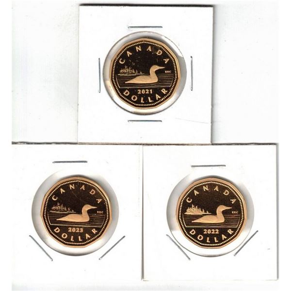 2021-2022-2023 Canada Loon Fine Silver/Gold Plated
