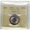Image 1 : 1996 Canada 5¢ Near 6, Double 996, PCCS MS64 (Professional Coin Certification System)