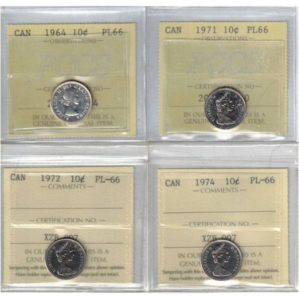 50¢ ICCS-PCCS NBU Lot of 7 pcs, Professional Coin Certification System