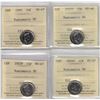 Image 1 : 1995 10¢ MS67, 2000W 10¢ MS66, 2003P 10¢ MS67, 2004P 10¢ MS67, 4pcs All ICCS, NBU