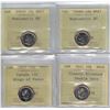 Image 1 : 2005P 10¢ MS67, 2006P 10¢ MS67, 2017 10¢ Wings MS66, 2021 10¢ Classic Db Date MS66, 4pcs All PCCS
