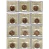 Image 1 : $1. ICCS-PCCS Lot of 12 pcs Professional Coin Certification System