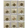 Image 1 : $1. ICCS-PCCS Lot of 12 pcs Professional Coin Certification System