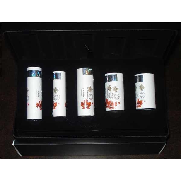 2022 Canada Special Wrap Roll Collection set of 5 Rolls, First Strike, New as issued