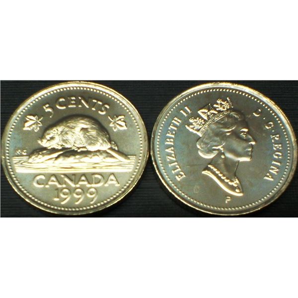 1999P Test Token Nickel 5¢, New Sealled as issue