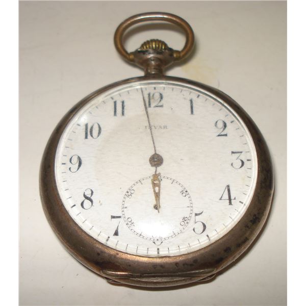 Invar Pocket watch, 80% Silver, Doesn't work, Sold as is no return