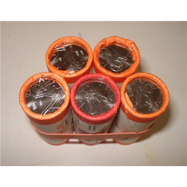 Canada 25¢ Olympic 5 X 2007 Rolls, One of each sport