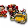Image 2 : 5 Assorted Vintage Disney Collectibles, Winne The Pooh Phone, 2 Minnie Figures, Etc..