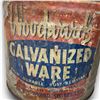 Image 2 : Vintage Woodwards Galvanized Ware Oil Can