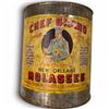 Image 2 : Vintage Chef Brand Molasses Tin & Paper Label Clarks Pork And Beans Tin