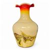 Image 2 : Vintage Hand Blown Art Glass Vase