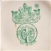 Image 2 : Vintage Irish Belleek Vase With Clover Motif