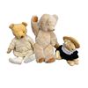 Image 1 : 3 Vintage Teddy Bears, Mary Thought, Etc..