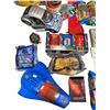 Image 2 : Box Full Of Collectibles And Toys, Pez, California Raisin, Action Figures, Thermos, Etc..