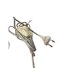 Image 2 : Vintage Porcelain Dolphin Light With Glass Globe Shade