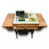 Image 8 : Vintage Singer Sewing Machine Desk With Sewing Machine Inside