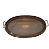 Image 2 : Early Edwardian Serving Tray & Vintage Inlay Serving Tray