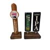 Image 2 : 3 Beer Taps On Wood Base, Gose & Stone Ipa