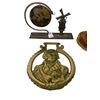 Image 2 : 5 Assorted Collectibles, Dolphin Bottle Opener, Candle Stick Matchbox, Horse Badge, Etc..