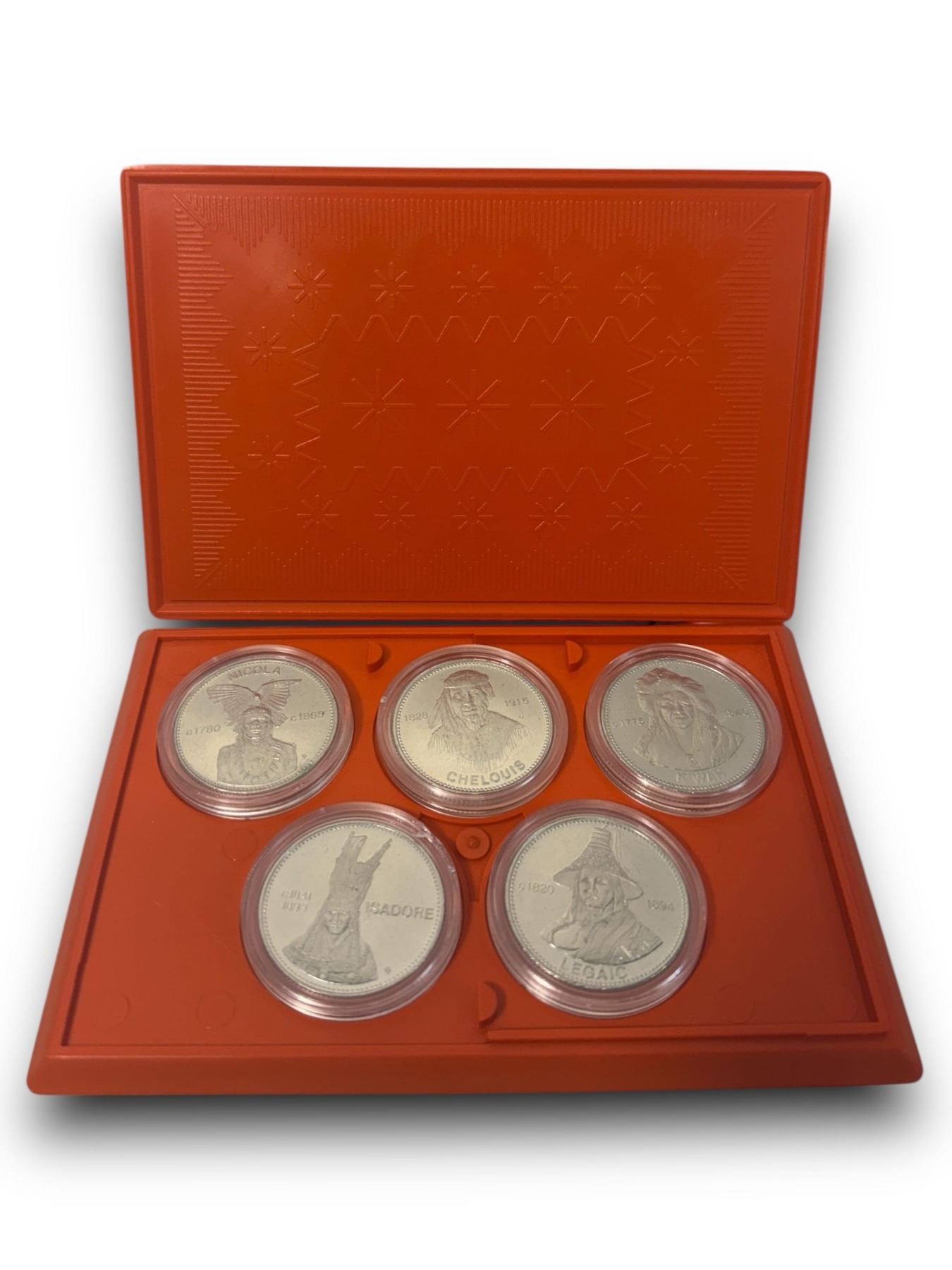 First Nations Silver Coin Set, In Original Case