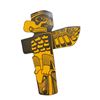 Image 2 : Hand Made & Painted First Nations Wooden Totem Pole Sign