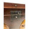 Image 2 : Vintage Leather Chest With Faux Alligator Skin