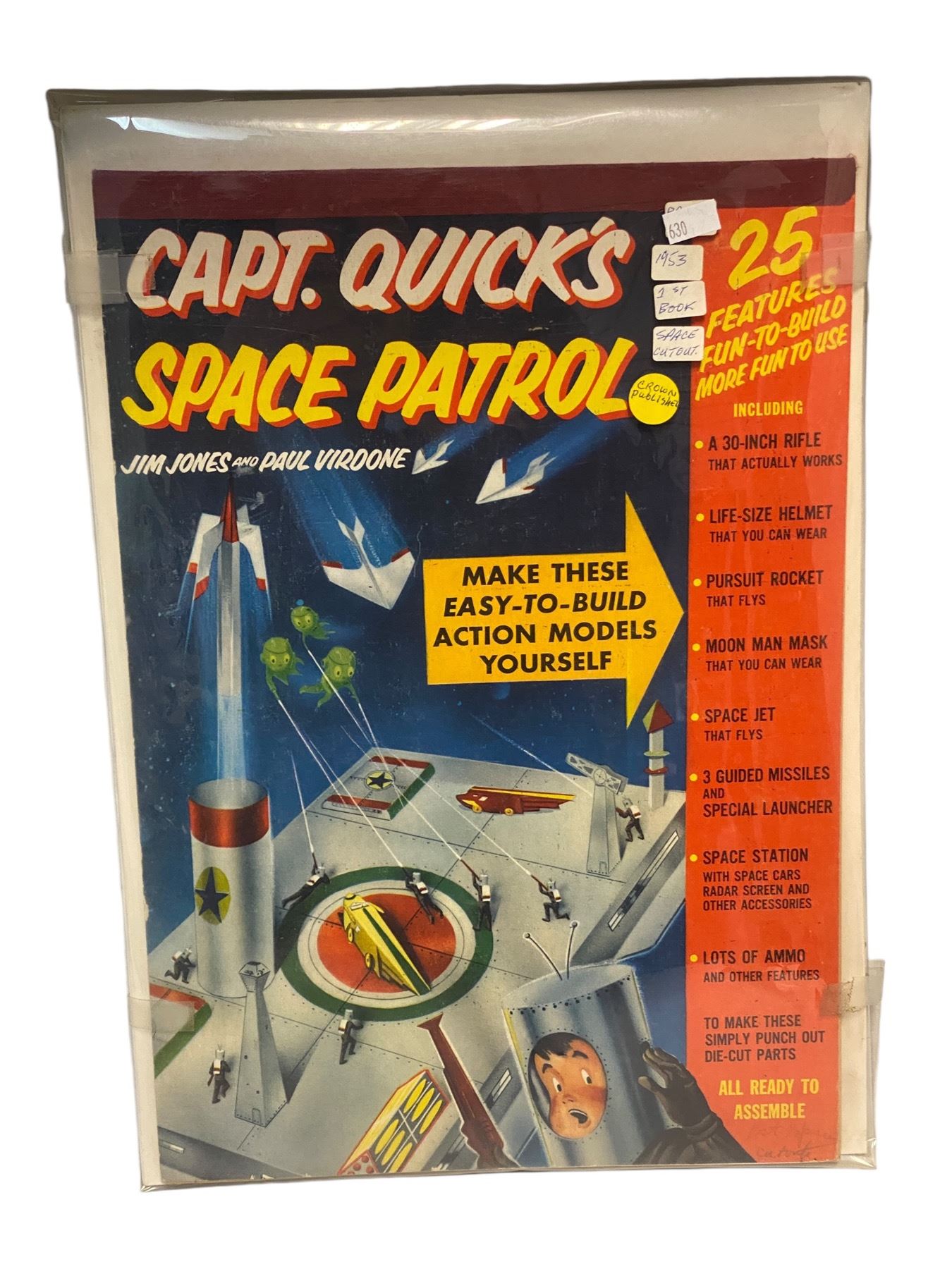 Captain Quick Vintage Capt. Quicks Space Patrol 25 Fun To Built Action Models