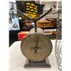 Image 2 : Vintage Wire Basket, Postal Scale & Iron