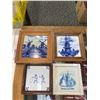Image 1 : 4 Framed Decorative Tiles
