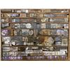 Image 2 : Vintage Wooden Printer Block Tray Full Of Assorted Printers Blocks